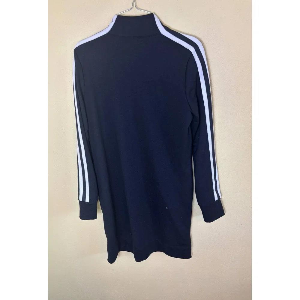 Athleta Circa‎ Track Sweatshirt Dress Small Back Quarter Zip With Pockets